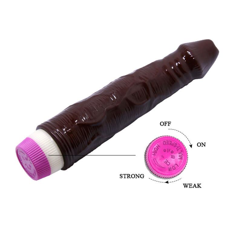 BAILE - WAVES OF PLEASURE VIBRADOR 23 CM MARRÓN - Sensuana.es