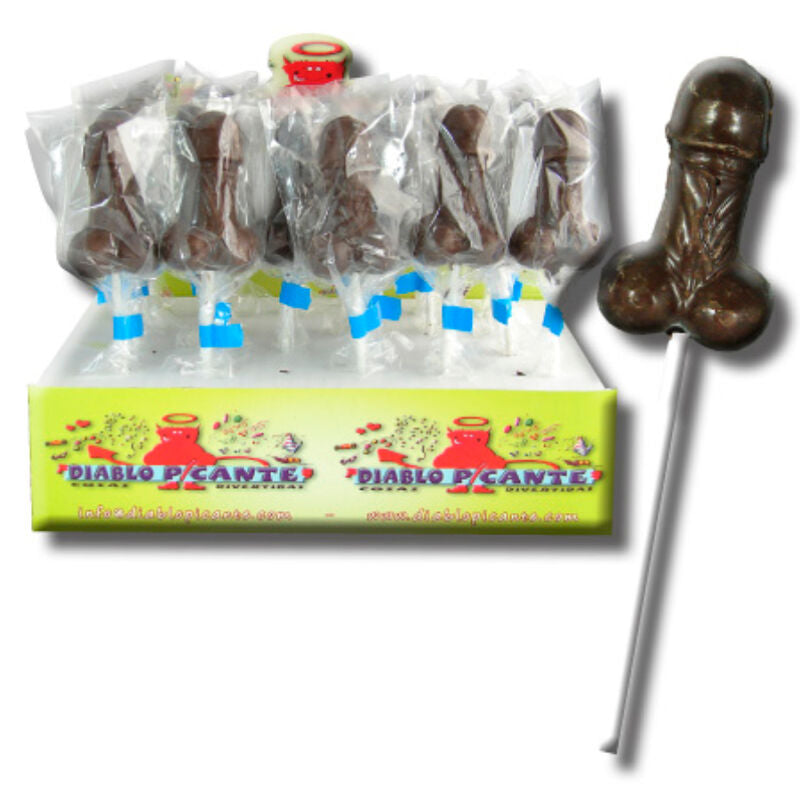 SPICY DEVIL - DARK CHOCOLATE PITO LOLLIPOP