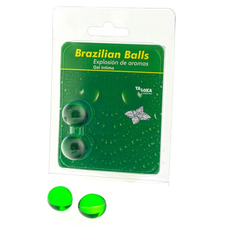 TALOKA - BRAZILIAN BALLS GEL ÍNTIMO MENTA 2 BOLAS - Sensuana.es