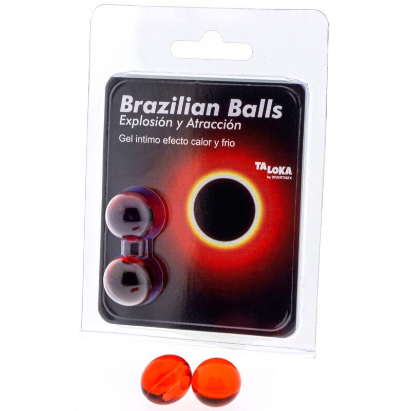 TALOKA - BRAZILIAN BALLS GEL EXCITANTE EFECTO CALOR Y FRÍO 2 BOLAS - Sensuana.es