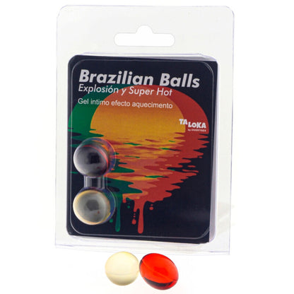 TALOKA - BRAZILIAN BALLS GEL EXCITANTE EFECTO SUPER CALIENTE 2 BOLAS - Sensuana.es