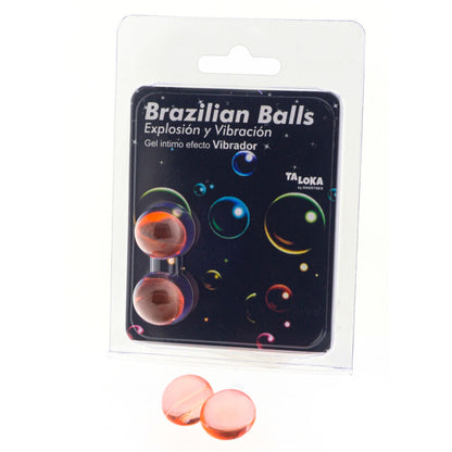 TALOKA - BRAZILIAN BALLS GEL EXCITANTE EFECTO VIBRACIÓN 2 BOLAS - Sensuana.es