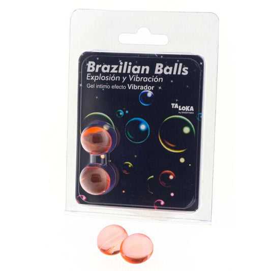 TALOKA - BRAZILIAN BALLS GEL EXCITANTE EFECTO VIBRACIÓN 2 BOLAS - Sensuana.es