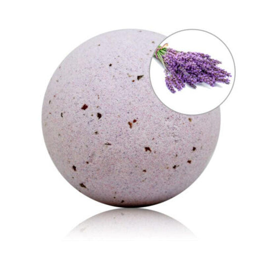 TALOKA - BOMBA DE BAÑO CON AROMA LAVANDA Y PÉTALOS DE ROSA - Sensuana.es