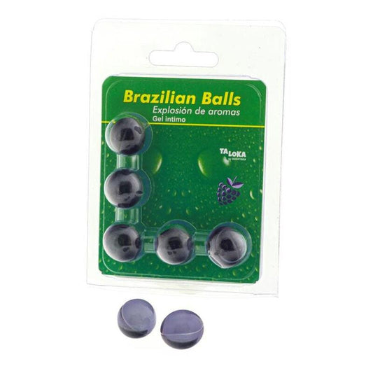 TALOKA - BRAZILIAN BALLS GEL ÍNTIMO FRUTAS DEL BOSQUE 5 BOLAS - Sensuana.es