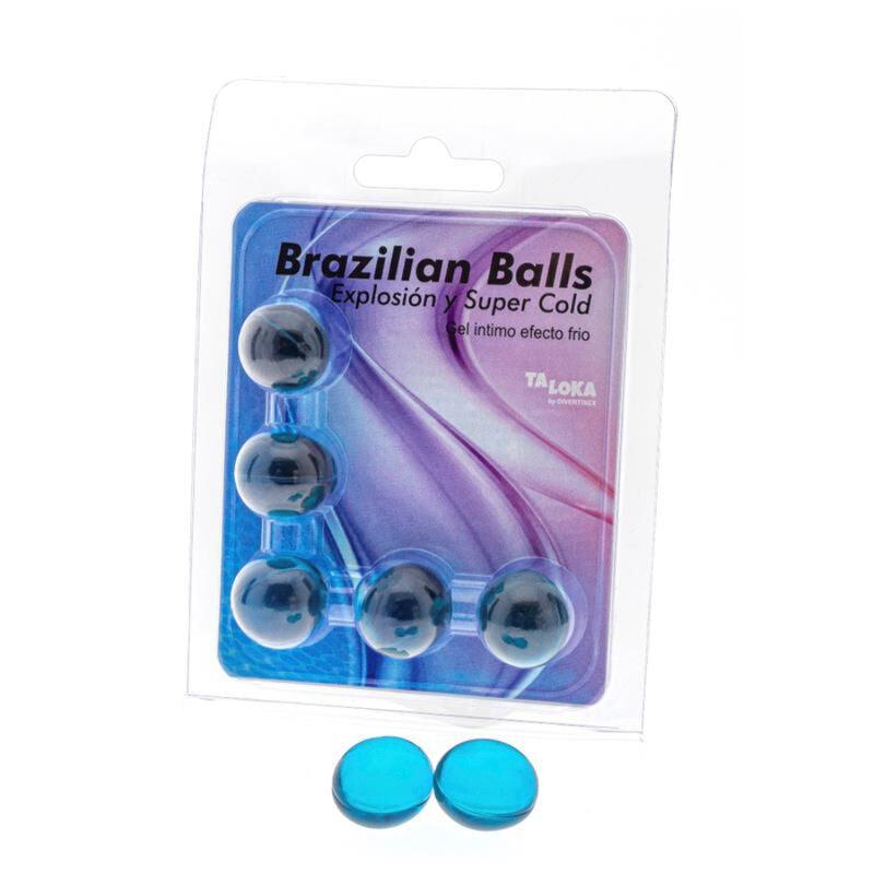 TALOKA - BRAZILIAN BALLS GEL EXCITANTE EFECTO FRÍO 5 BOLAS - Sensuana.es