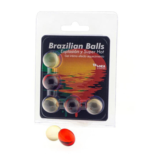 TALOKA - BRAZILIAN BALLS GEL EXCITANTE EFECTO SUPER CALIENTE 5 BOLAS - Sensuana.es