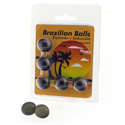 TALOKA - BRAZILIAN BALLS GEL EXCITANTE EFECTO CONFORT 5 BOLAS - Sensuana.es