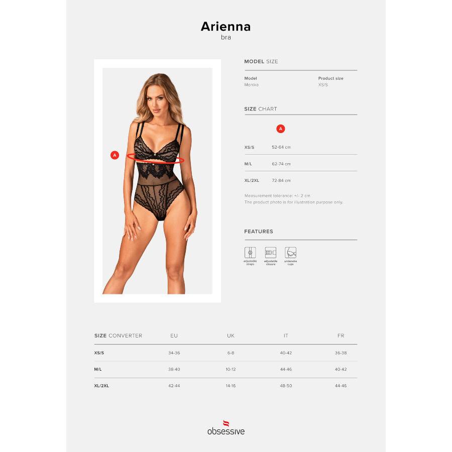 OBSESSIVE - ARIENNA SUJETADOR XL/XXL - Sensuana.es