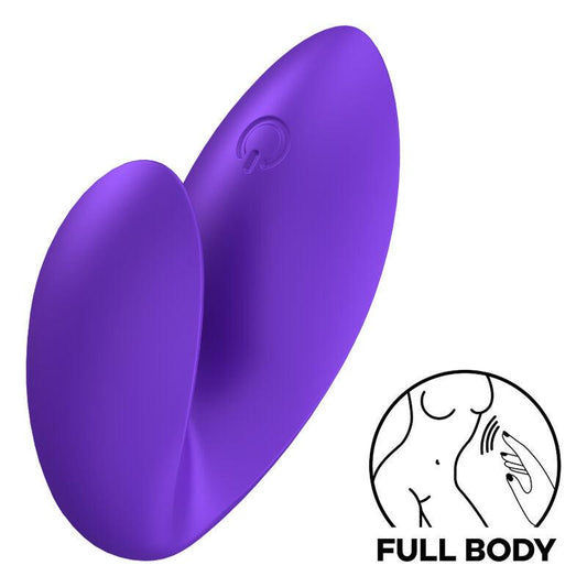 SATISFYER - LOVE RIOT VIBRADOR DEDAL MORADO - Sensuana.es