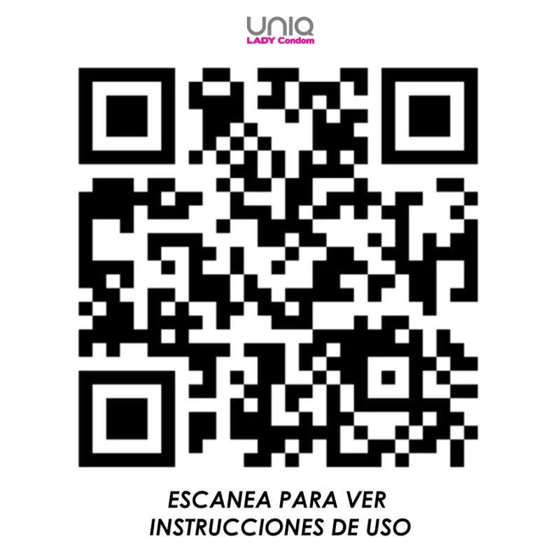 UNIQ -  LADY CONDOM PRESERVATIVOS FEMENINOS CON LIGUERO SIN LATEX 3 UNIDADES - Sensuana.es