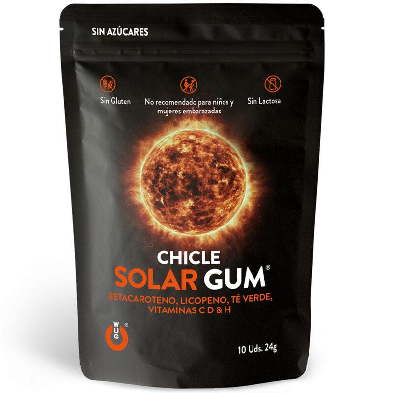 WUG GUM - SOLAR CHICLE BRONCEADO 10 UNIDADES - Sensuana.es