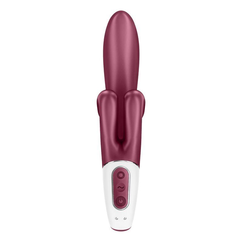 SATISFYER - TOUCH ME VIBRADOR RABBIT ROJO - Sensuana.es