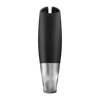 SATISFYER - POWER MASTURBATOR NEGRO Y PLATA - Sensuana.es