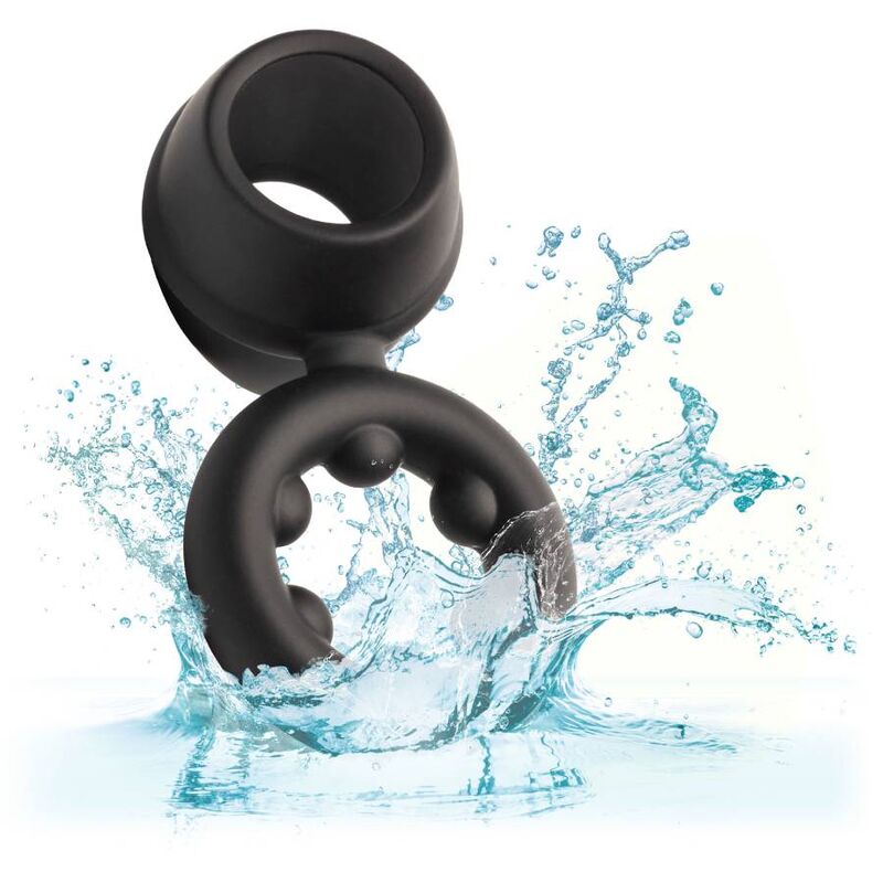 CALEXOTICS - ALPHA DUAL MAGNUM RING NEGRO - Sensuana.es