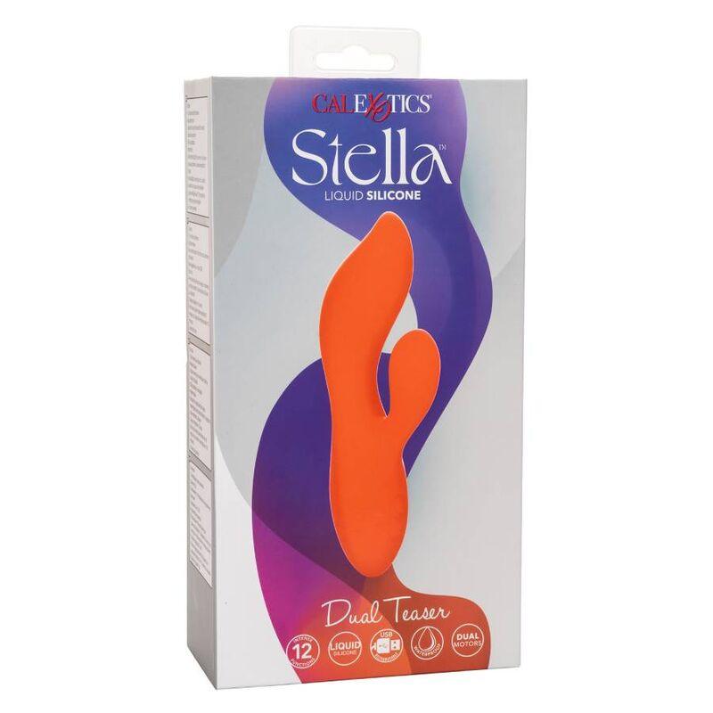 CALEXOTICS - STELLA DUAL TEASER NARANJA - Sensuana.es