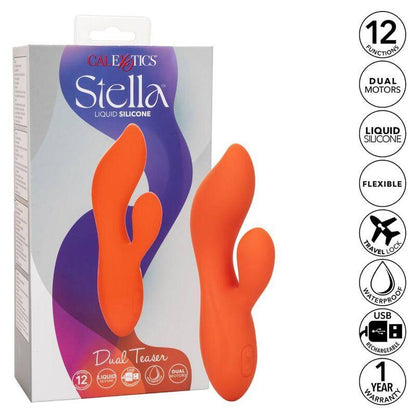 CALEXOTICS - STELLA DUAL TEASER NARANJA - Sensuana.es