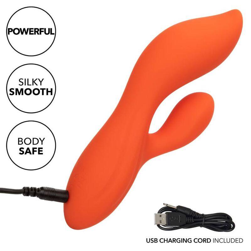 CALEXOTICS - STELLA DUAL TEASER NARANJA - Sensuana.es