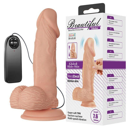 BAILE - BEAUTIFUL ENCOUNTER ZEBULON VIBRACION 19.4 CM NATURAL - Sensuana.es