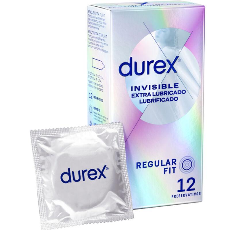 DUREX - INVISIBLE EXTRA LUBRICADO 12 UNIDADES - Sensuana.es