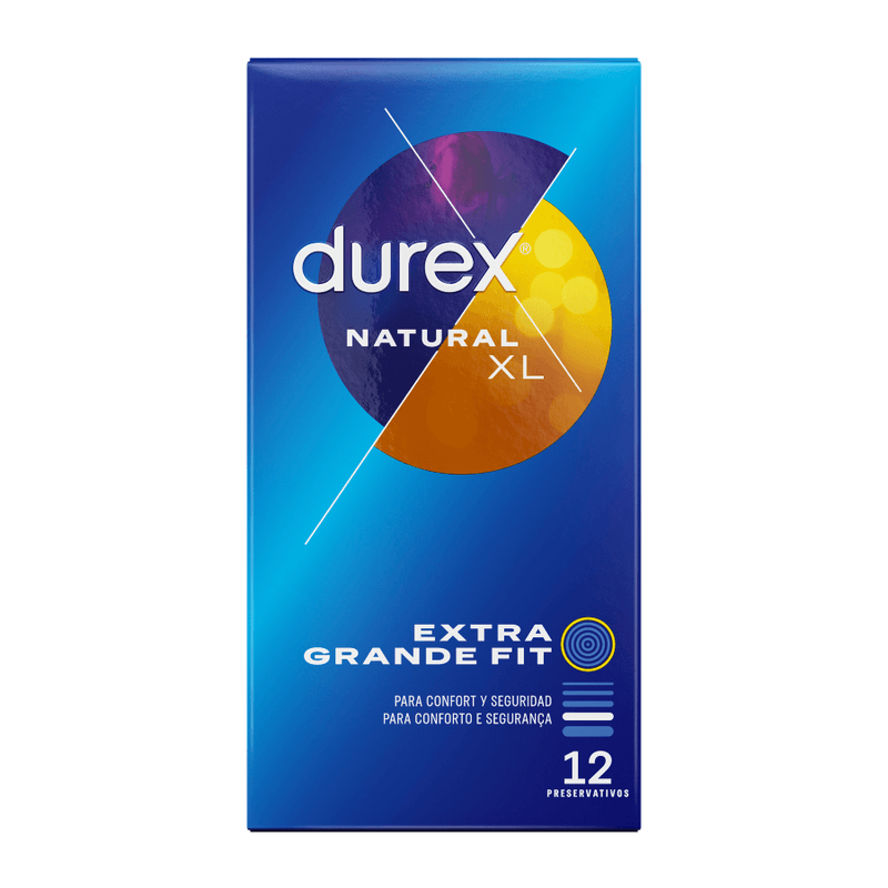 DUREX - NATURAL XL 12 UNIDADES - Sensuana.es