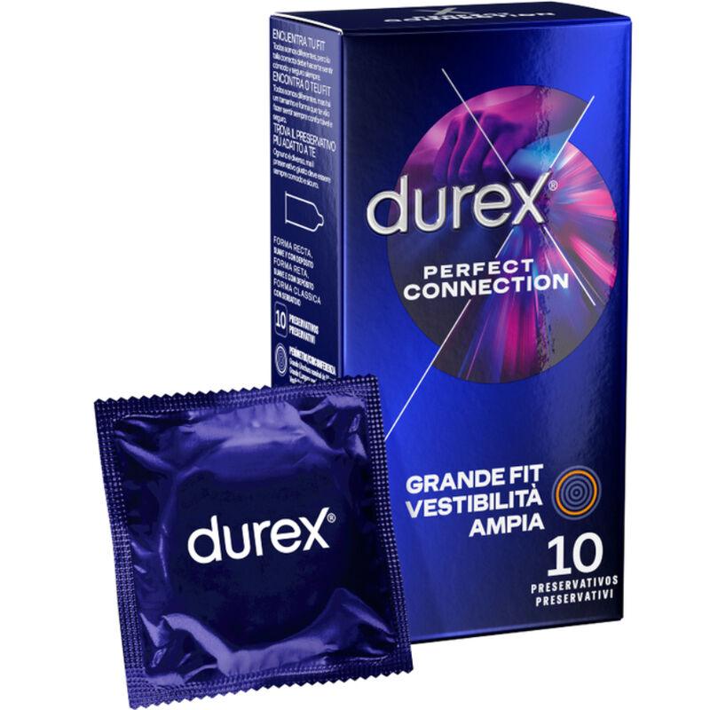 DUREX - CONEXÃO PERFEITA LUBRIFICAÇÃO EXTRA SILICONE 10 UNIDADES