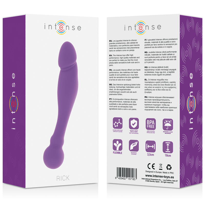 INTENSE - SILICONE RICK DUAL LILA - Sensuana.es