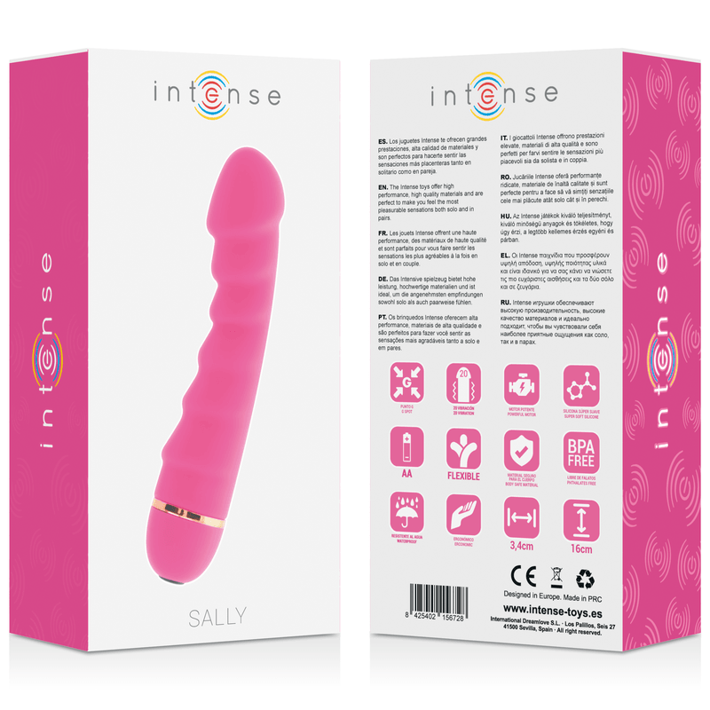 INTENSE - SALLY 20 SPEEDS SILICONE ROSA - Sensuana.es