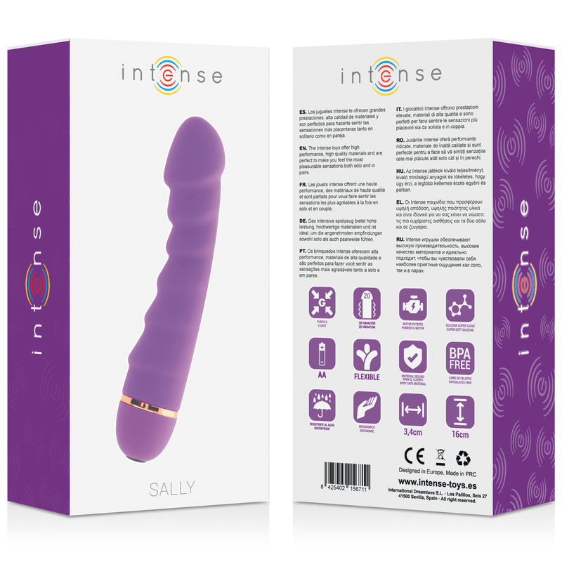 INTENSE - SALLY 20 SPEEDS SILICONE LILA - Sensuana.es