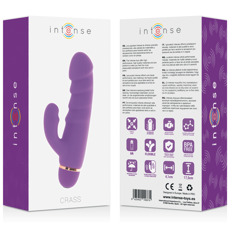 INTENSE - CRASS 20 SPEEDS SILICONE LILA - Sensuana.es