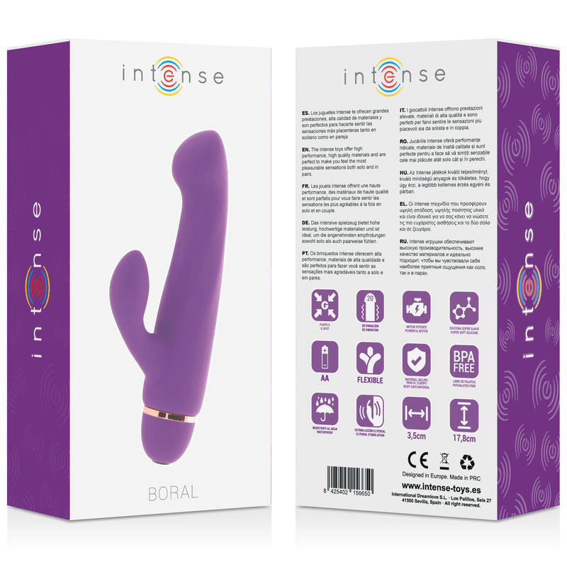 INTENSE - BORAL 20 SPEEDS SILICONE LILA - Sensuana.es