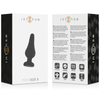 INTENSE - ANAL PLUG PIPO S SILICONE NEGRO 9.8 CM - Sensuana.es