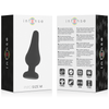 INTENSE - ANAL PLUG PIPO M SILICONE NEGRO 11 CM - Sensuana.es