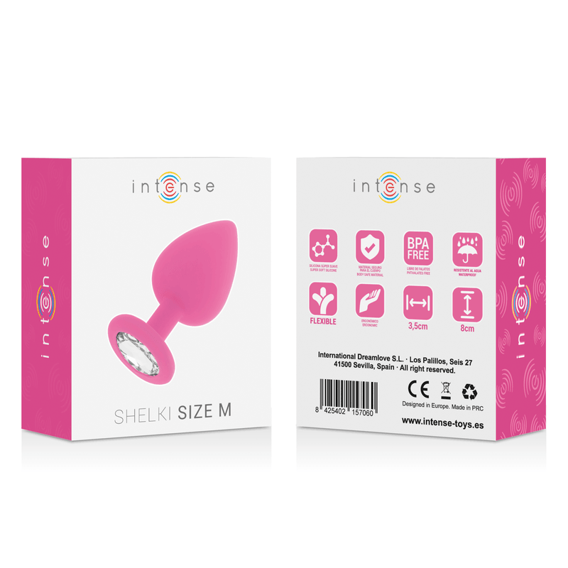 INTENSE - SHELKI M PLUG ANAL FUCHSIA - Sensuana.es