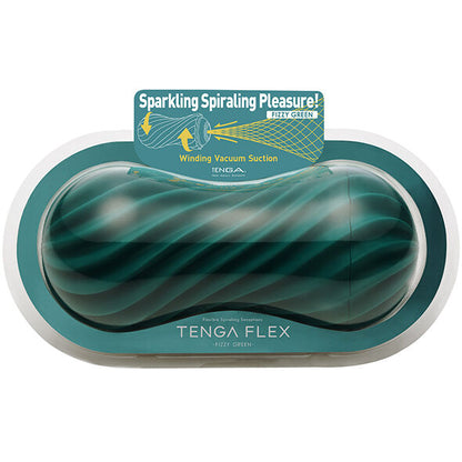 TENGA - FLEX FIZZY GREEN MASTURBADOR - Sensuana.es