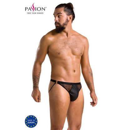 PASSION - 034 SLIP OPEN LUKE NEGRO S/M - Sensuana.es