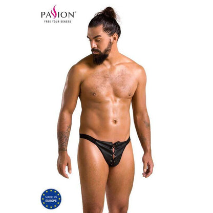 PASSION - 044 SLIP OPEN BEN NEGRO S/M - Sensuana.es