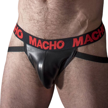 MACHO - MX25RC JOCK CUERO ROJO S - Sensuana.es