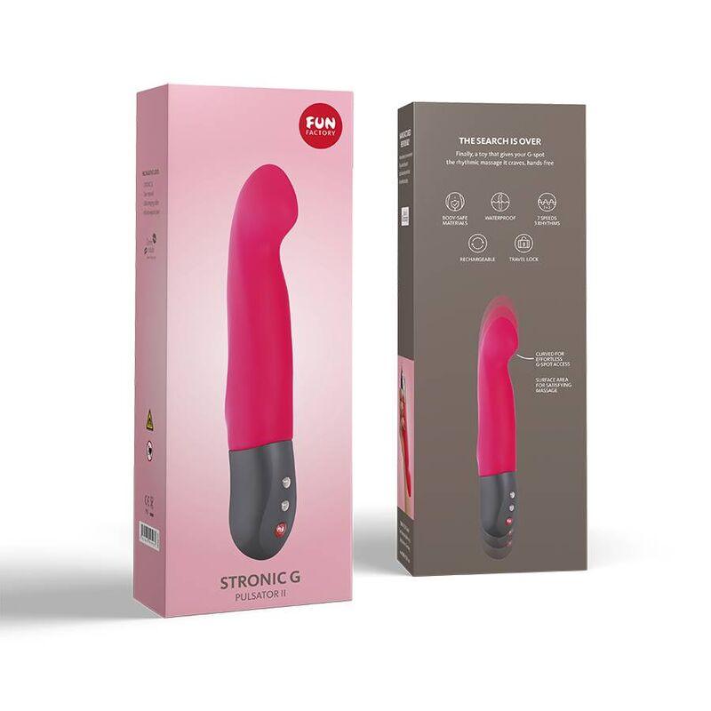 FUN FACTORY - STRONIC G VIBRADOR PULSATOR II ROSA - Sensuana.es