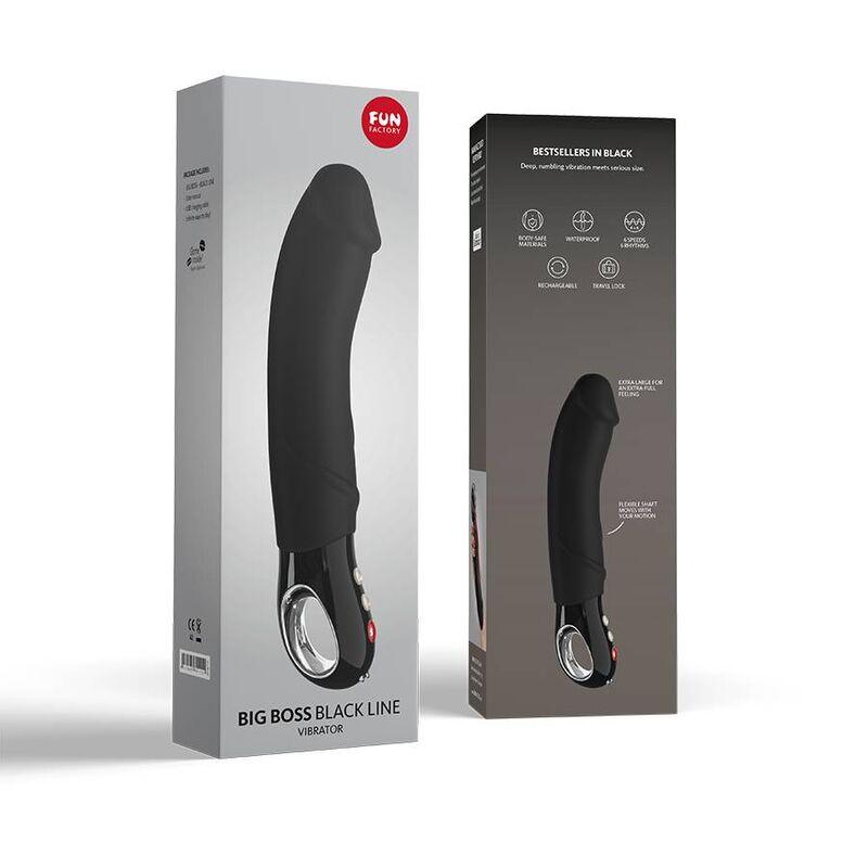 FUN FACTORY - BIG BOSS VIBRADOR NEGRO LINE - Sensuana.es