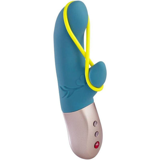 FUN FACTORY - AMORINO MINI VIBRADOR PETROL & AMARILLO NEON - Sensuana.es