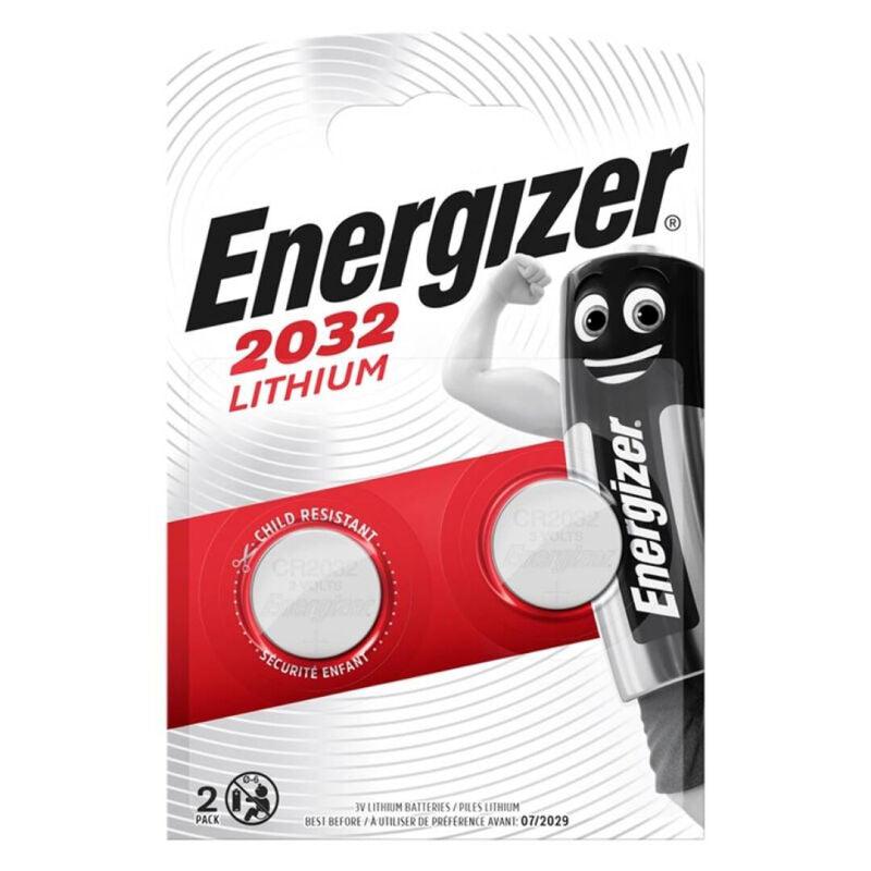 ENERGIZER - LITHIUM BUTTON BATTERY CR2032 3V BLISTER*2