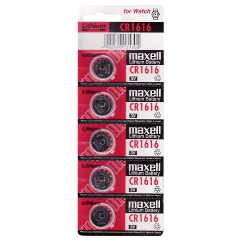 MAXELL - LITHIUM BUTTON BATTERY CR1616 3V BLISTER*5