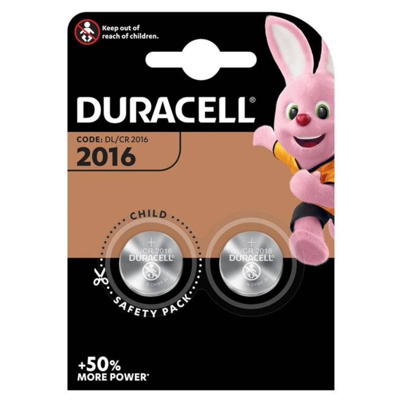 DURACELL - PILA BOTON LITIO CR2016 3V BLISTER*2 - Sensuana.es