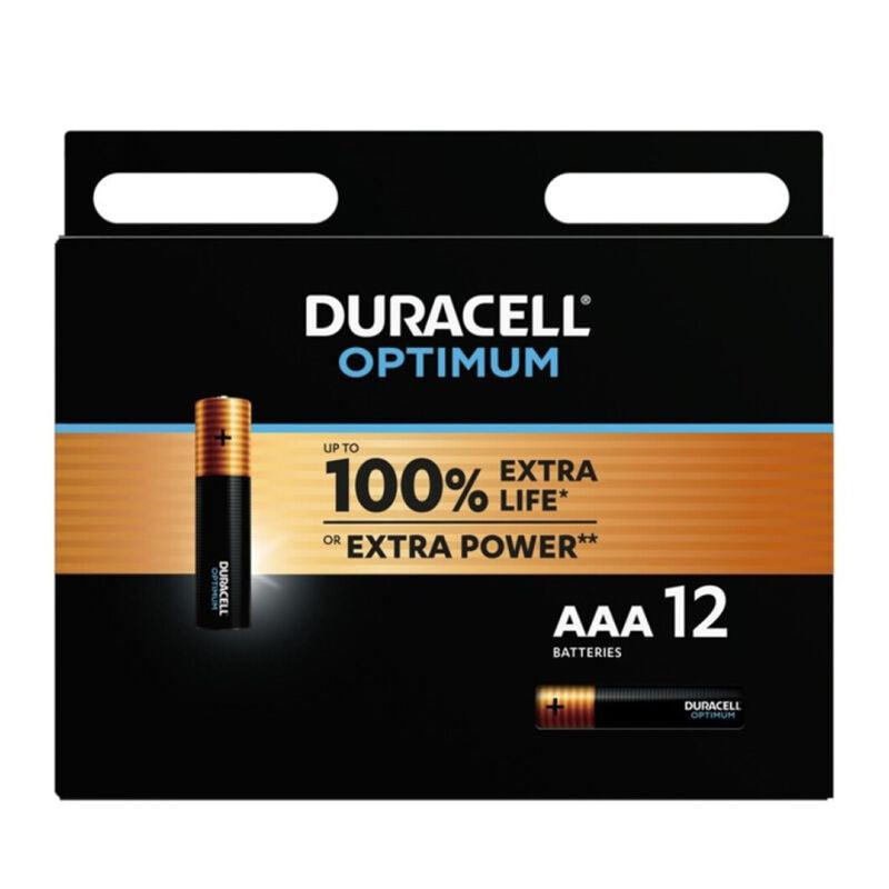 DURACELL - OPTIMUM 200 PILA ALCALINA AAA LR03 BLISTER*12 - Sensuana.es