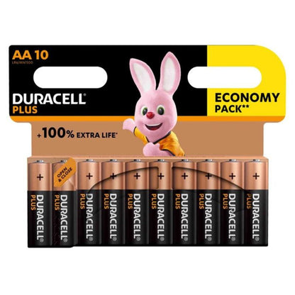 DURACELL - PLUS POWER 100 PILA ALCALINA AA LR6 BLISTER*10 - Sensuana.es