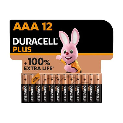 DURACELL - PLUS POWER 100 PILA ALCALINA AAA LR03 BLISTER*12 - Sensuana.es