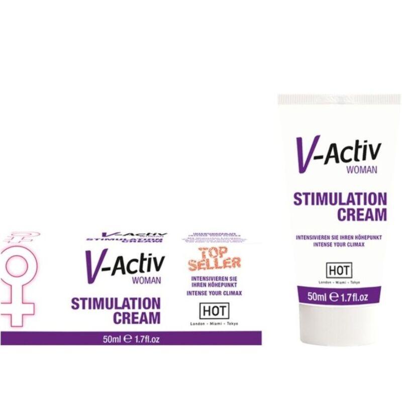 HOT - CREME ESTIMULANTE FEMININO V-ACTIV 50ML