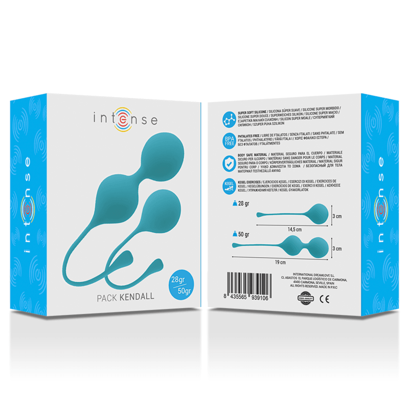 INTENSE - BOLAS KEGEL PACK KENDALL AZUL - Sensuana.es