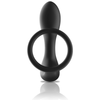 BLACK&SILVER - MASAJEADOR ANAL CONTROL REMOTO SILICONA RECARGABLE NEGRO - Sensuana.es